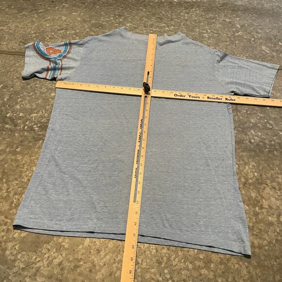 Vintage Goofy Baseball 44 Single Stitch V Neck Shirt Mens Large 90s Disney Thin - Picture 8 of 10